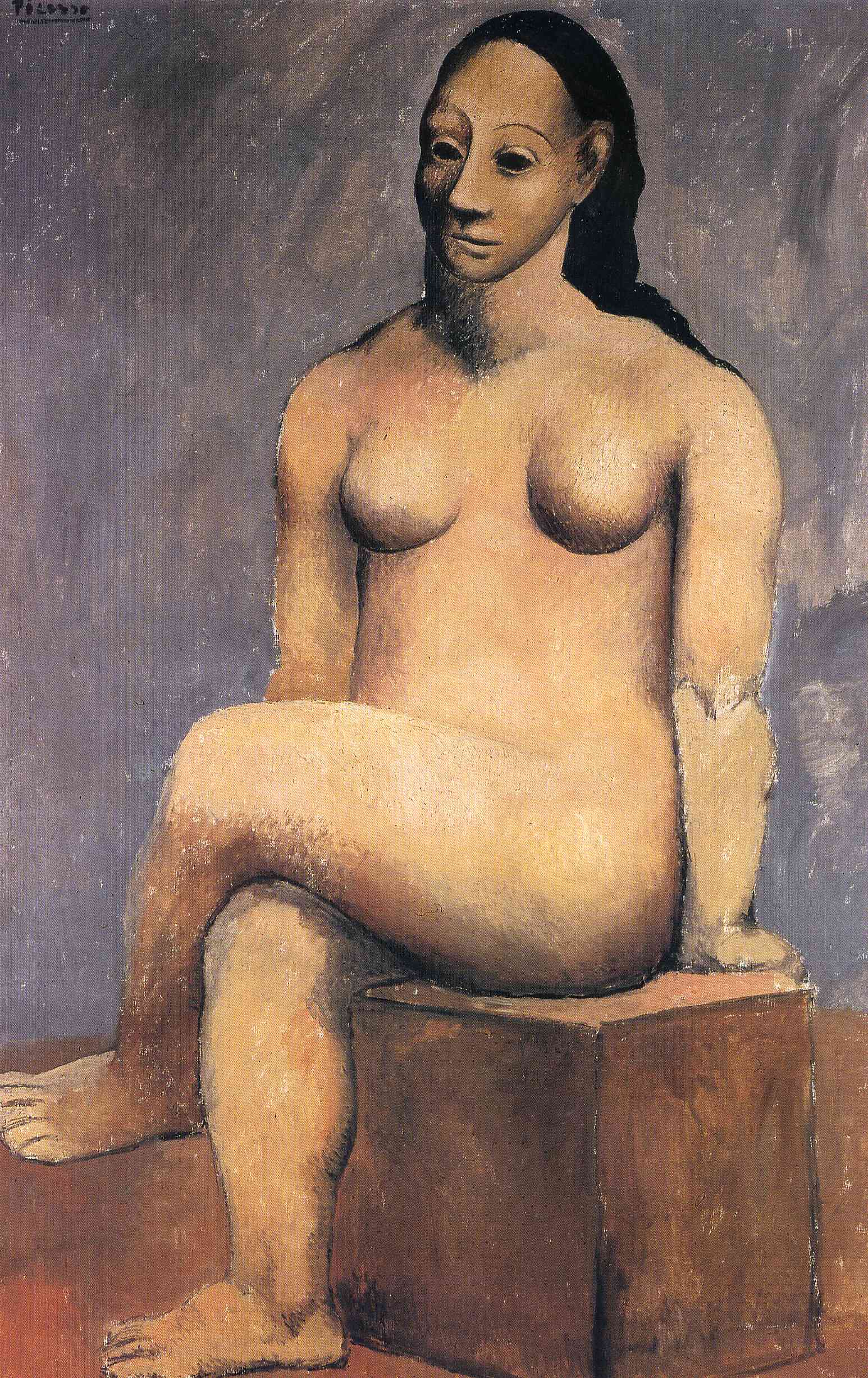 Picasso Seated woman with her legs crossed 1906